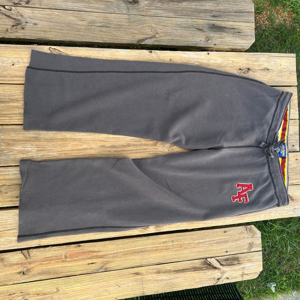 Vintage Abercrombie‎ and Fitch Sweatpants Mens L Wide Leg Y2K Prep Classic
